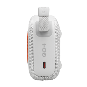 JBL GO 4, white - Portable wireless speaker Item - JBLGO4WHT
