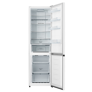Hisense, NoFrost 336 L, aukštis 201 cm, baltas - Šaldytuvas Prekė - RB435N4BWE