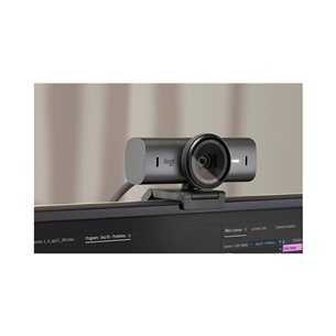 Logitech MX Brio, 4K, USB-C, juoda - Web kamera Prekė - 960-001559