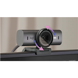 Logitech MX Brio, 4K, USB-C, juoda - Web kamera Prekė - 960-001559