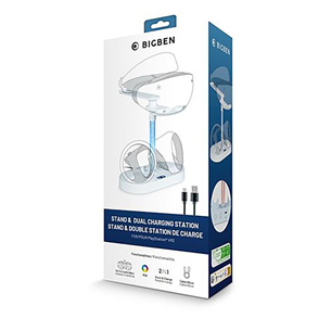 Bigben Nacon Stand & Dual Charging Station, PS VR2, baltas - Įkrovimo stovas Prekė - 3665962021127