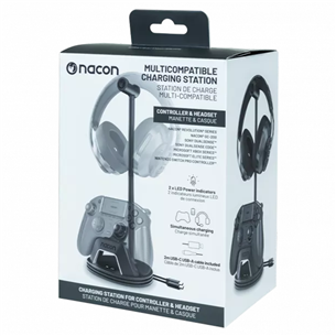 BigBen Nacon Multi Charge Stand, juodas - Įkrovimo stovas Prekė - 3665962022513