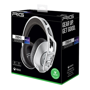 Nacon RIG 700 HX, Xbox, baltos - Belaidės ausinės Prekė - 3665962010091