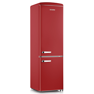 Severin, Retro, 244 L, height 181 cm, red - Refrigerator RKG8917
