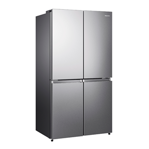 Hisense, Total No Frost, 609 L, aukštis 179 cm, nerūdijančio plieno - Šaldytuvas Prekė - RQ758N4SBSE