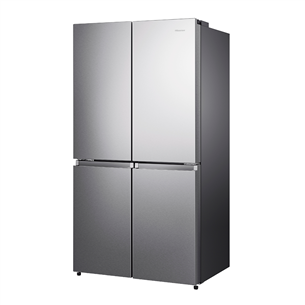 Hisense, Total No Frost, 609 L, aukštis 179 cm, nerūdijančio plieno - Šaldytuvas Prekė - RQ758N4SBSE