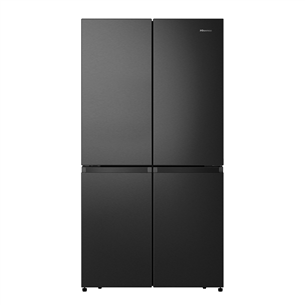 Hisense, Total No Frost, 609 L, height 179 cm, black - SBS Refrigerator Item - RQ758N4SBFE RQ758N4SBFE