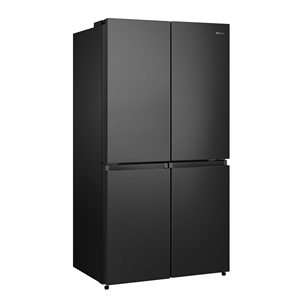 Hisense, Total No Frost, 609 L, aukštis 179 cm, juodas - Šaldytuvas Prekė - RQ758N4SBFE