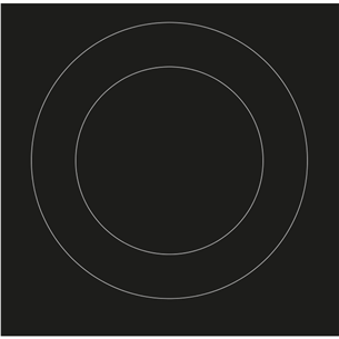 Whirlpool, domino, width 30 cm, black - Built-in ceramic hob