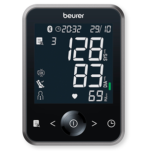 Beurer, black - Blood pressure monitor Item - BM64