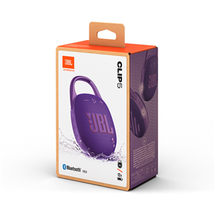 Belaidė kolonėlė JBL Clip 5, violetinė Prekė-JBLCLIP5PUR