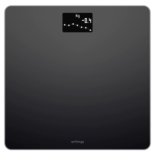 Withings Body, juodos - Diagnostinės svarstyklės Prekė - BODY.BLACK BODY.BLACK