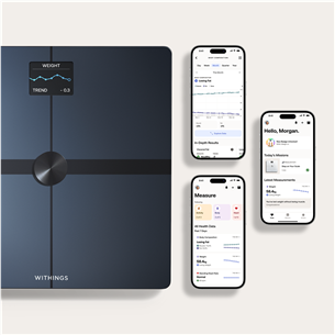 Withings Body Smart, juodos - Diagnostinės svarstyklės Prekė - BODYSMART.BLACK