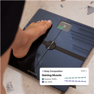 Withings Body Smart, juodos - Diagnostinės svarstyklės Prekė - BODYSMART.BLACK