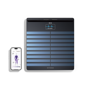 Withings Body Scan, juodos - Diagnostinės svarstyklės Prekė - BODYSCAN.BLACK