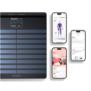 Withings Body Scan, juodos - Diagnostinės svarstyklės Prekė - BODYSCAN.BLACK