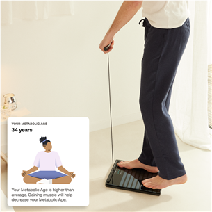 Withings Body Scan, juodos - Diagnostinės svarstyklės Prekė - BODYSCAN.BLACK