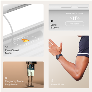 Withings Body Scan, baltos - Diagnostinės svarstyklės Prekė - BODYSCAN.WHITE