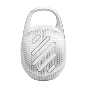 JBL Clip 5, white - Portable Wireless Speaker Item - JBLCLIP5WHT