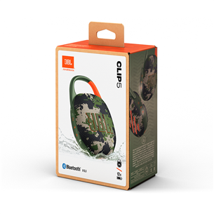 JBL Clip 5, squad - Portable Wireless Speaker