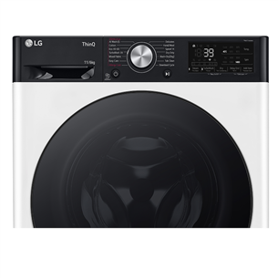LG, 11 kg / 6 kg, gylis 56,5 cm, 1400 rpm - Skalbimo mašina - džiovyklė Prekė - F4DR711S2H.ABWQPMR