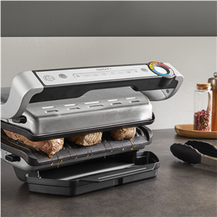 Tefal OptiGrill+, 2000 W, nerūdijančio plieno - Elektrinis grilis Prekė - GC718D10