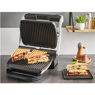 Tefal OptiGrill+, 2000 W, nerūdijančio plieno - Elektrinis grilis Prekė - GC718D10