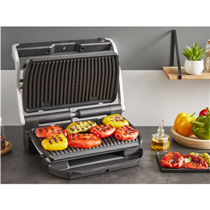 Tefal OptiGrill+ XL, 2000 W, nerūdijančio plieno - Elektrinis grilis Prekė - GC728D10