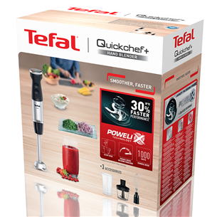 Tefal Quickchef+, 1000 W, nerūdijančio plieno - Trintuvas Prekė - HB673830