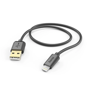 Hama Charging Cable, USB-A, Lightning, 1.5 m, black - Cable Item - 00201580 00201580