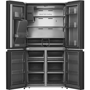 Hisense, Total NoFrost, 584 L, 179 cm, juodas - Šaldytuvas Prekė - RQ760N4SBFE