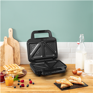 Tefal UltraCompact 3in1, grey/black - Waffle Maker, Sandwich Maker & Panini Press Item - SW383D10