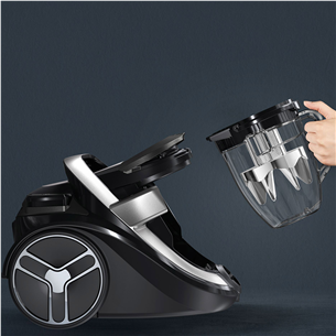 Tefal Silence Force Cyclonic Effitech, 500 W, bagless, black - Vacuum cleaner Item - TW7976