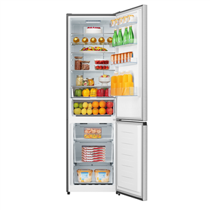 Hisense, NoFrost 336 L, aukštis 201 cm, pilkas - Šaldytuvas Prekė - RB435N4BCE
