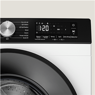 Hisense, 8 kg, depth 48 cm, 1400 rpm - Front load washing machine Item - WF3S8043BW