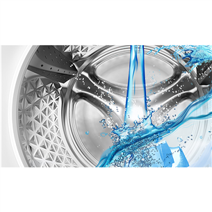 Hisense, 8 kg, depth 48 cm, 1400 rpm - Front load washing machine Item - WF3S8043BW