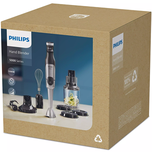 Philips 5000 Series, pilkas - Trintuvas Prekė - HR2684/00