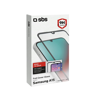 SBS Full Cover Glass Screen Protector, Samsung Galaxy A15 - Защита для экрана Товар - TESCRFCSAA15
