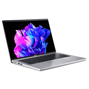 Acer Swift Go OLED, 14", 2.8K, i7, 16 GB, 1 TB, ENG, sidabrinis - Nešiojamas kompiuteris Prekė - NX.KMZEL.002