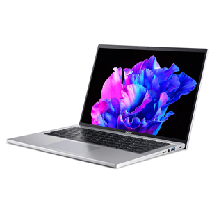 Acer Swift Go OLED, 14", 2.8K, i7, 16 GB, 1 TB, ENG, sidabrinis - Nešiojamas kompiuteris Prekė - NX.KMZEL.002