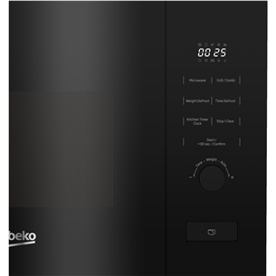 Įmontuojama mikrobangų krosnelė  Beko, 20 L, 800 W, juoda Prekė-BMGB20212B