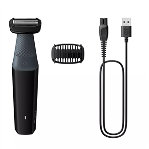 Philips Bodygroom series 3000, juodas - Skustuvas Prekė - BG3017/01 BG3017/01
