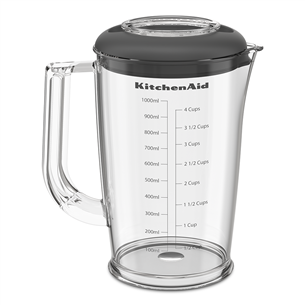 KitchenAid Go, with battery, matte black - Cordless hand blender set Item - 5KHBRV75BM