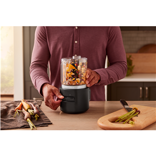 KitchenAid Go, su baterija, juodas - Smulkintuvas Prekė - 5KFCR531BM