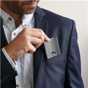 Ögon Slider, carbon - Card Holder Item - SL-CARBON