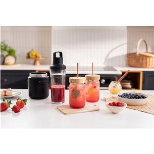 KitchenAid Go, with battery, matte black - Cordless mini blender Item - 5KSBR256BM