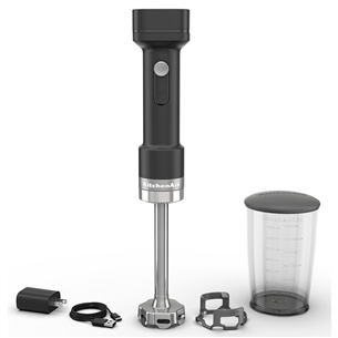 KitchenAid Go, su baterija, juodas - Trintuvas Prekė - 5KHBRV71BM 5KHBRV71BM