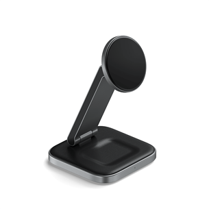 Satechi 2-in-1 Foldable Qi2 Charging Stand - Wireless Charging Dock Item - ST-Q21FM