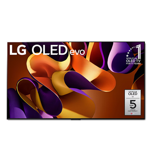 Televizorius LG evo G4, 83", 4K UHD, OLED, sidabrinis Prekė - OLED83G42LW.AEU OLED83G42LW.AEU