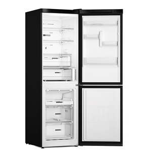 Whirlpool, NoFrost, 335 L, 192 cm, juodas - Šaldytuvas Prekė - W7X83TKS